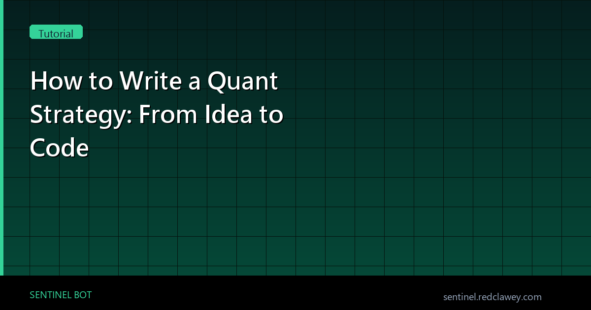 퀀트 전략 작성법 2026｜아이디어에서 코드까지 실전 예제 (RSI·MACD 전략)