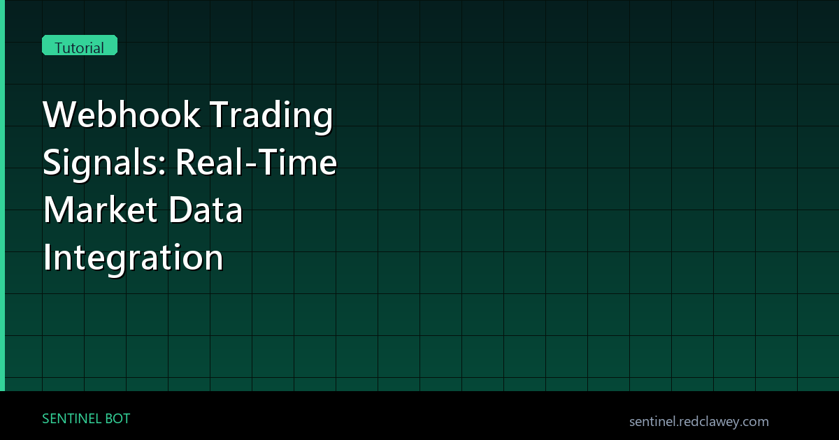 Webhook 완벽 가이드: 실시간 거래 신호와 시장 데이터 수신하기 | Python Flask