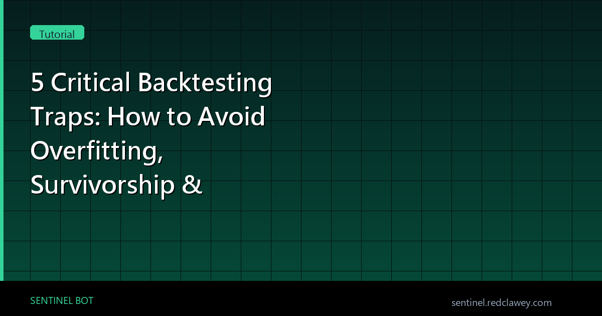트레이딩 백테스팅 5대 함정: 과적합, 생존자 편향, 선입견 편향 피하는 방법